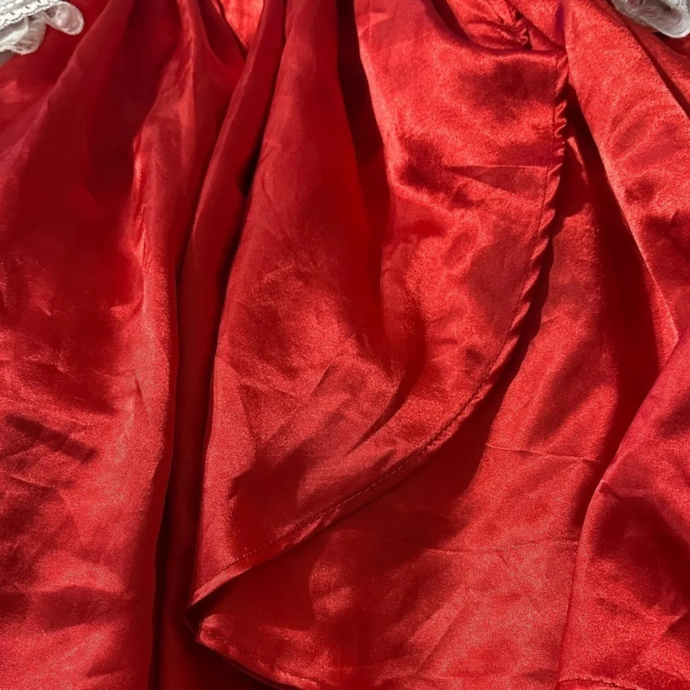 Kids Red and Black Costume Dress Red riding Hood medieval dress Renaissance